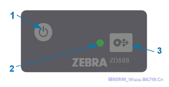  Zebra printer ZD888 maintenance skills and status indicator definition
