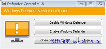 Win10系统一键关闭Windows Defender或开启Windows Defender工具软件-郧阳涛哥博客